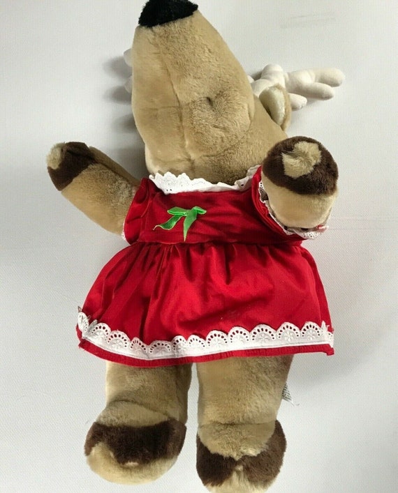 large stuffed reindeer