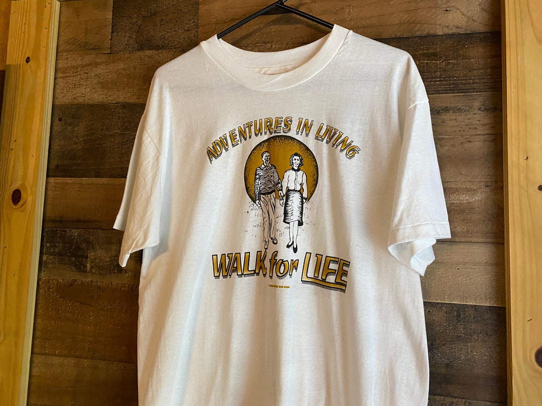 Walk for Life T-shirt Adventures in Living Adult Large Southwire