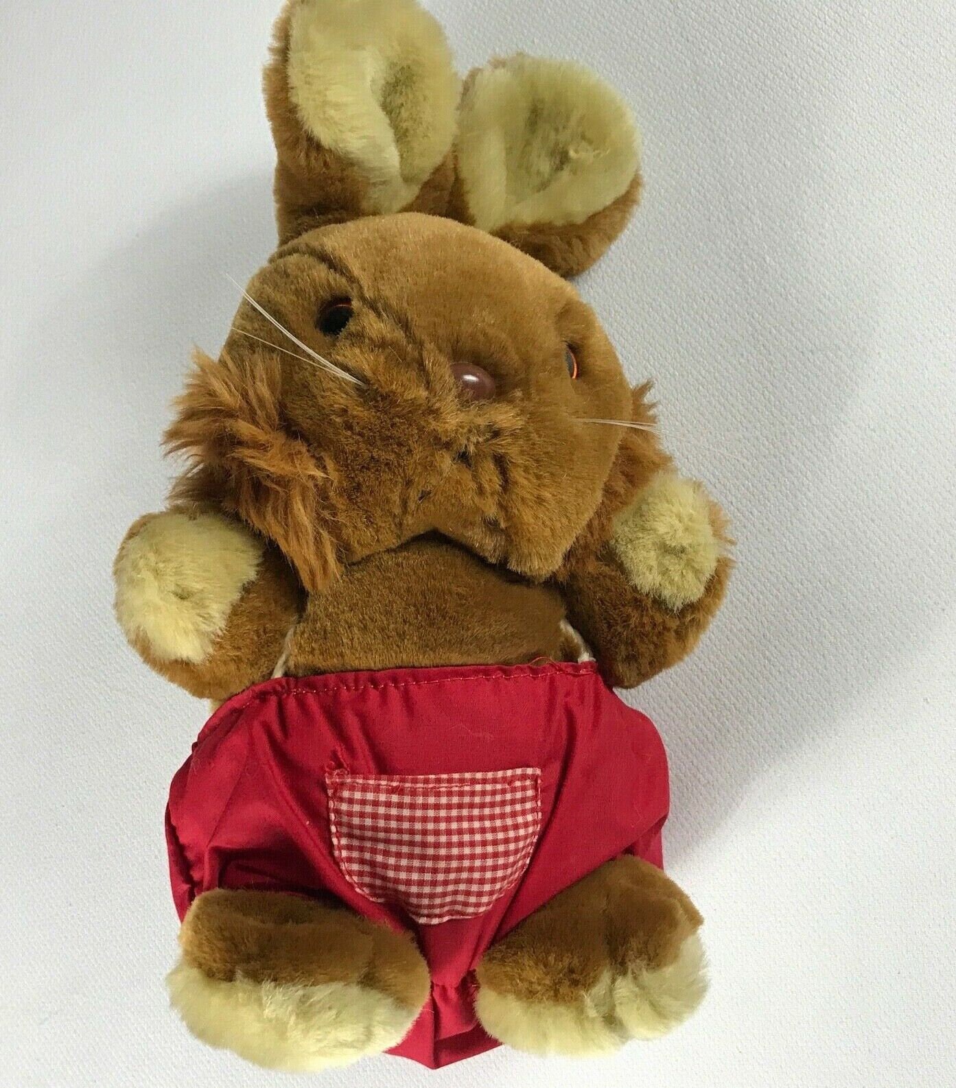 red stuffed bunny