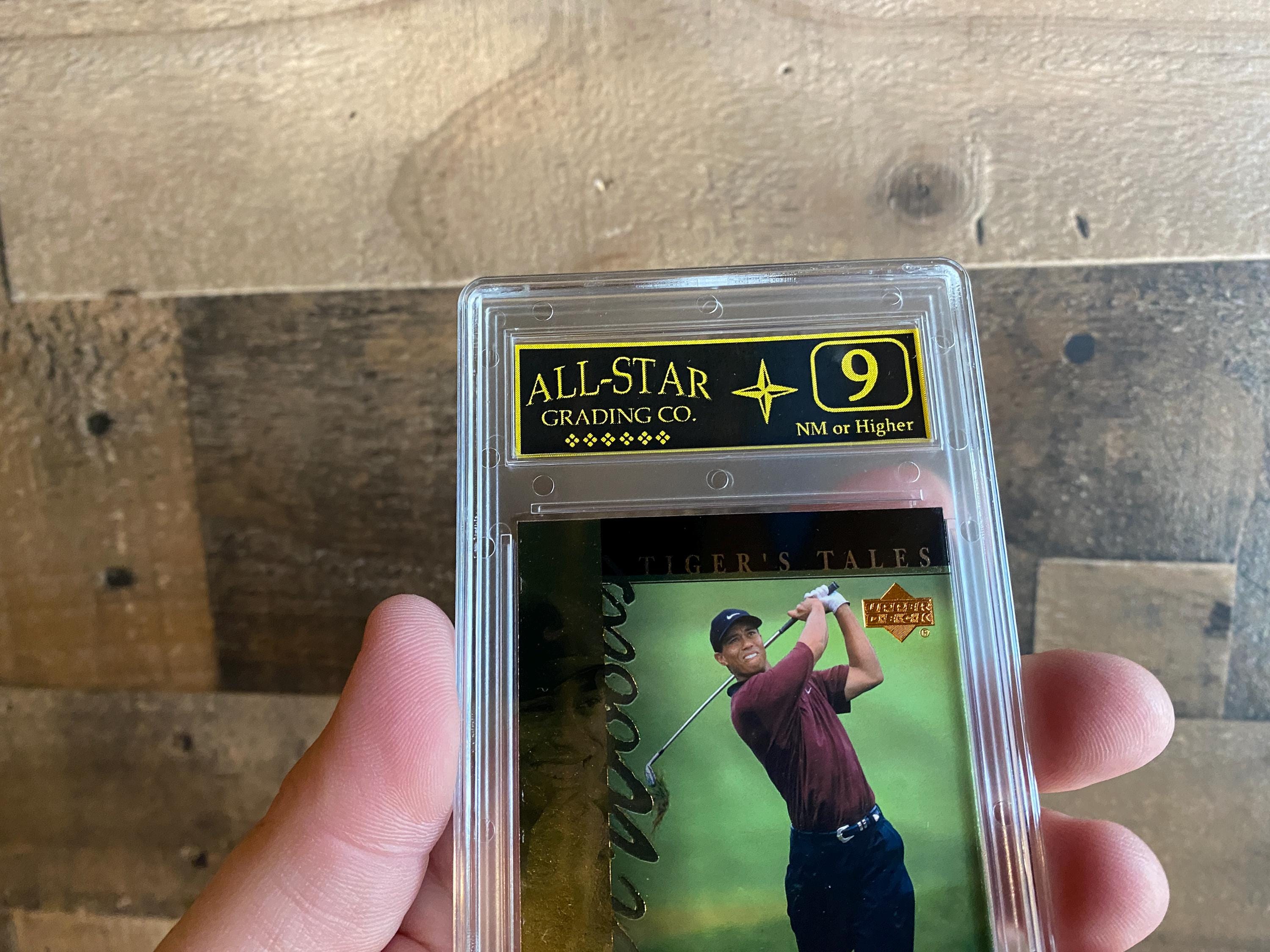 Tiger Woods Upper Deck Rookie Card Vintage 2001 Graded 9 NM