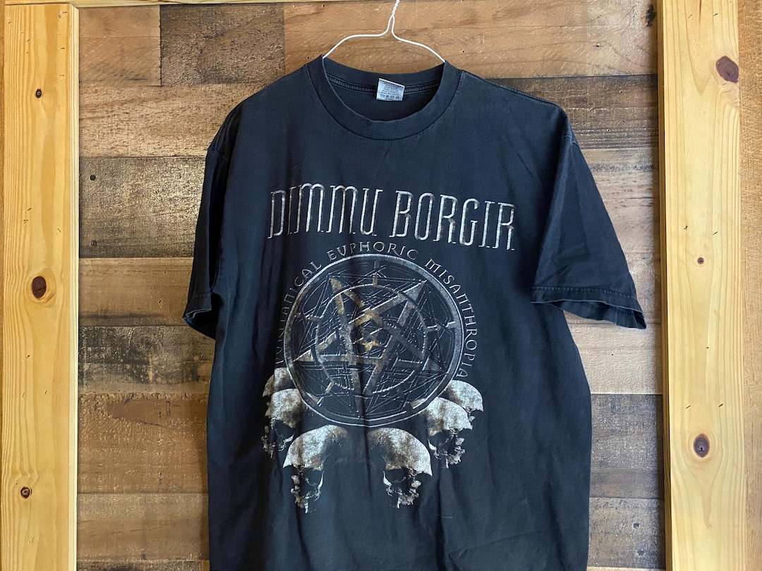 Dimmu Borgir T-shirt True Vintage 2001 Adult Large Skull