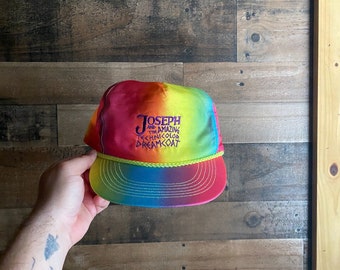 Joseph und die erstaunliche Technik Dreamcoat Slideback Hat Neon Regenbogen Strickmütze Erwachsene Herren Otto Brand