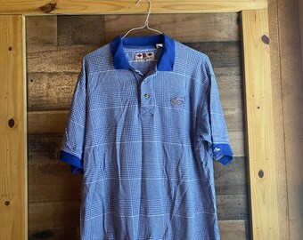 Florida Gators-poloshirt heren grote vintage jaren 90 Y2K Houndstooth student alumni Grad Boa Resort