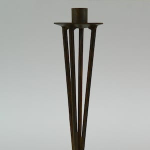 Vintage Iron Candlestick,Vintage Metallic Rusty Candleholder, Rustic Home Decor,Rustic Decoration