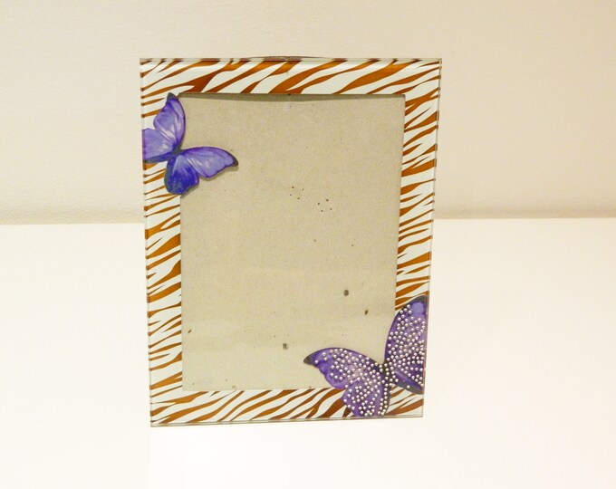 Vintage Glass Photo Framevintage Framestanding Photo Etsy