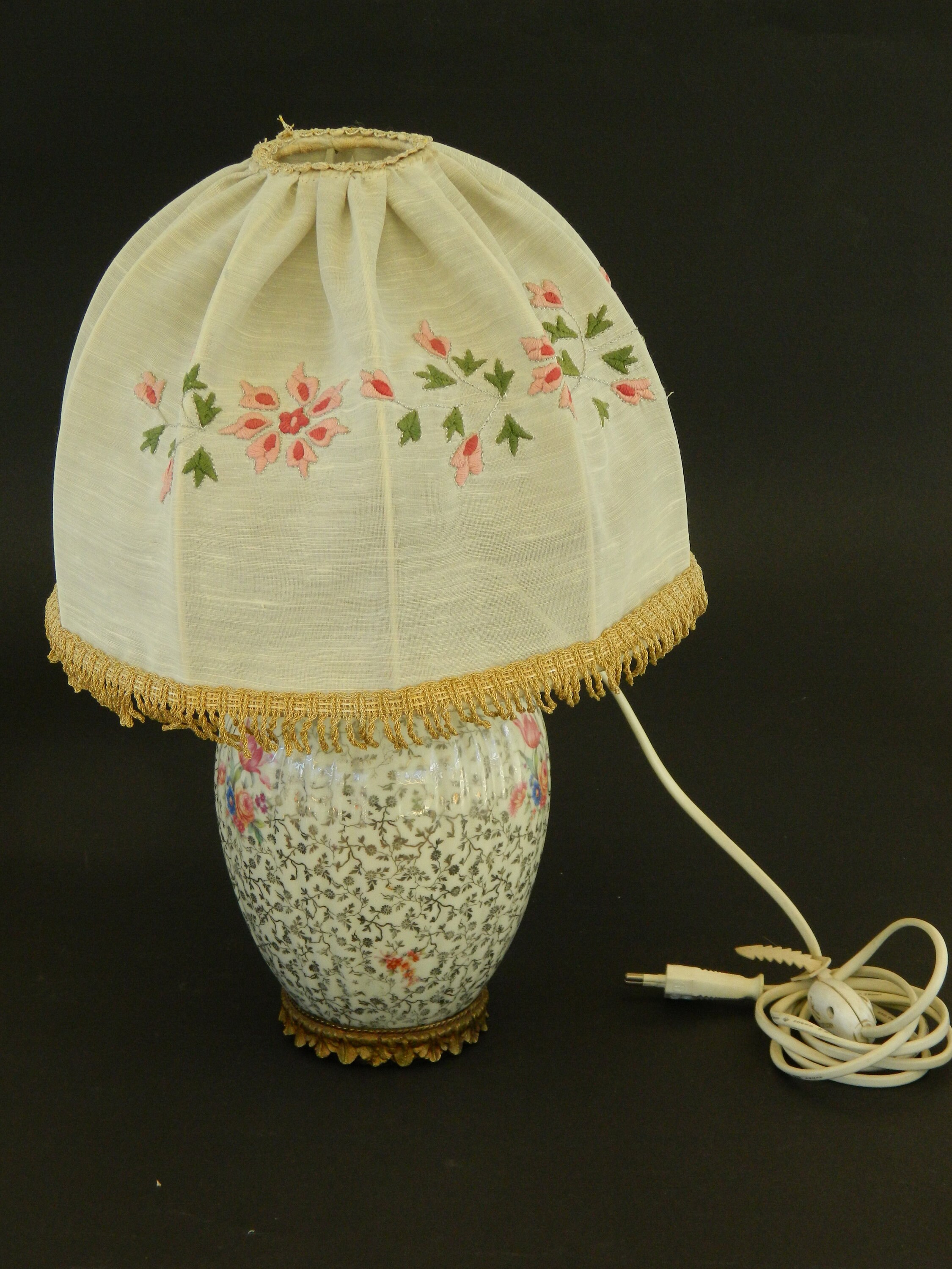 Lampe japonaise rare antique de vase lampe japonaise peinte à Etsy