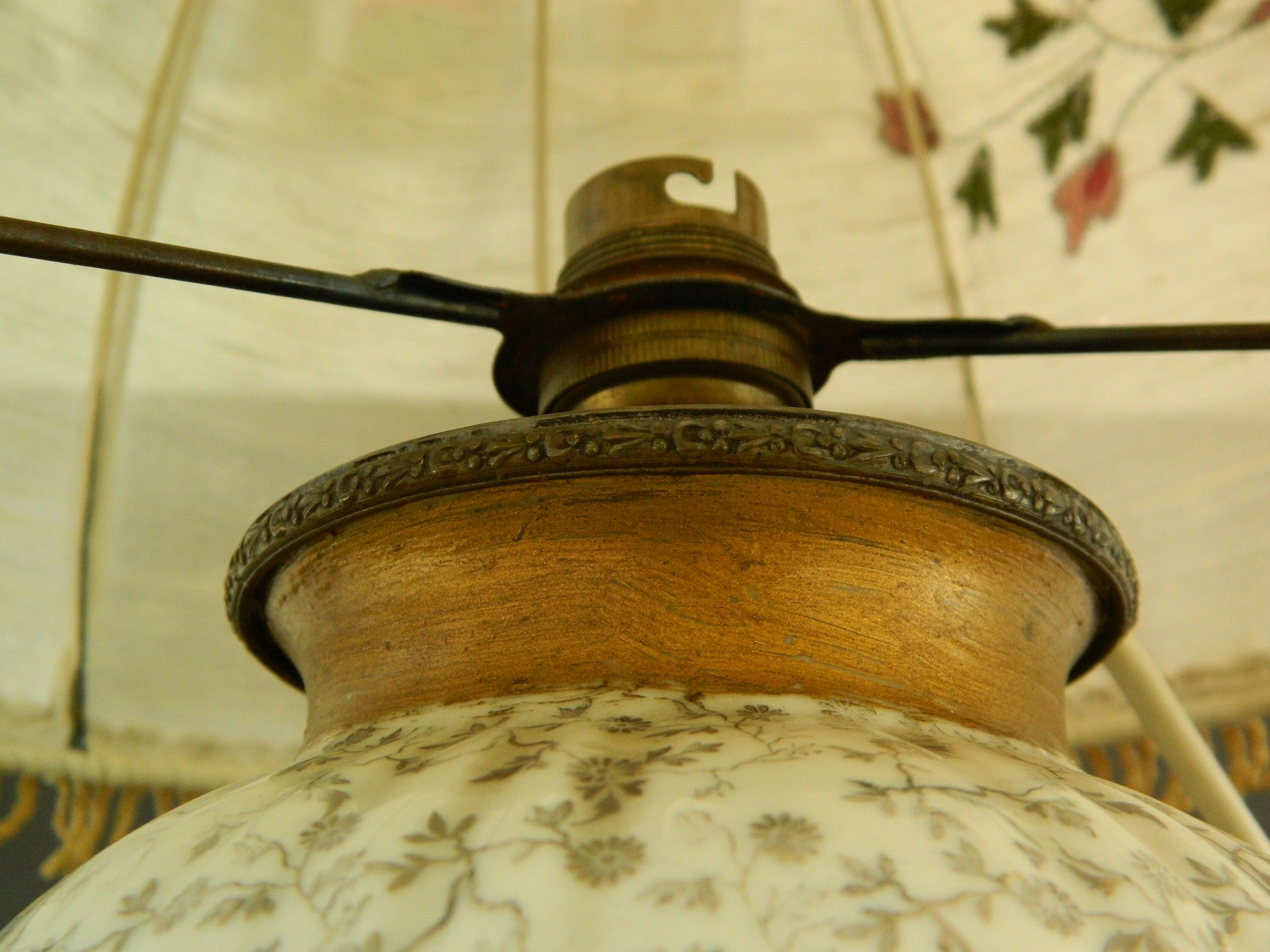 Lampe japonaise rare antique de vase lampe japonaise peinte à Etsy