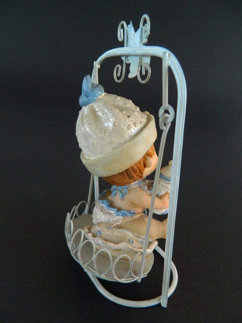 Kitsch Baby Vintage Kitsch Collection Decorative Baby, Baby on A Swing,antique ...