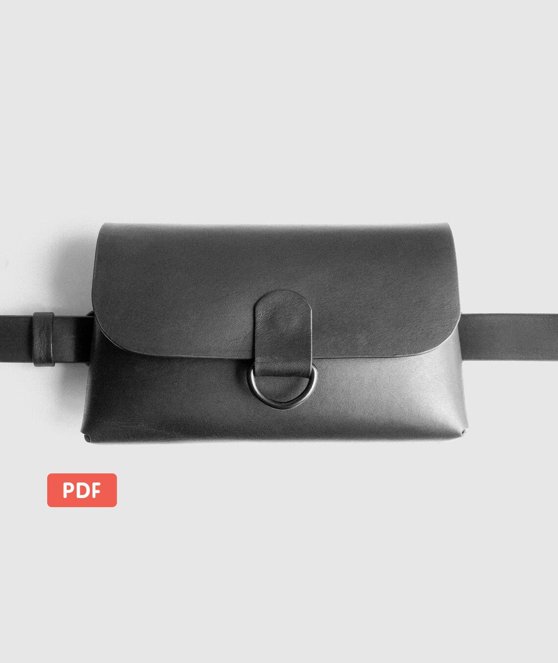 Leather Fanny Pack Pattern Printable PDF Sewing Template Etsy Canada