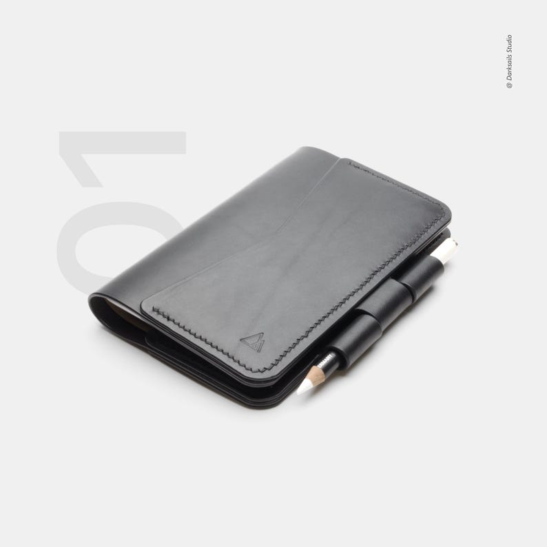 Leather Pattern With Guide - DIY Pen-lock Notebook Cover PDF for Field ...