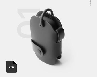 Leather Car Keychain PDF Pattern – DIY Key Holder Guide