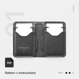 Leather Bifold Wallet PDF Pattern – Slim Minimalist Design