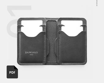 Leather Bifold Wallet PDF Pattern – Slim Minimalist Design