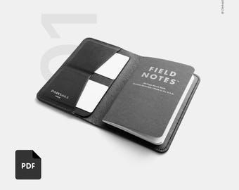 Leather Notebook Cover PDF Pattern – DIY Journal Sleeve