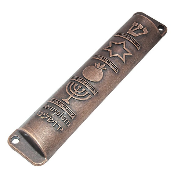 Mezouzah Avec Étoile De David - Boîtier Métal Pour Porte, Décoration Spirituelle Juive