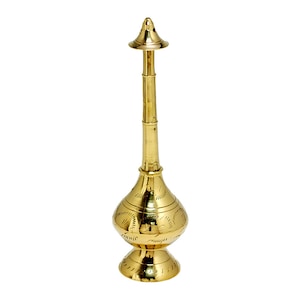 Messing-Weihwassersprinkler Aus Jerusalem – Perfekt Für Kirche & Zuhause (30,5 Cm)