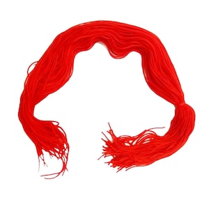 100 Pcs Pack Of Thin RED SILK THREAD Judaica Kabbalah Evil Eye Judaica Blessed From Rachel Tomb String Lot
