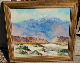 Joane Cromwell, oil/canvas 26 x 30, Noted CA artist, great frame