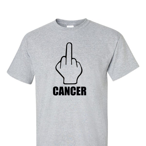Fuck Cancer Shirt, FU Cancer Shirt, Middle Finger Cancer Shirt, Gift for Cancer Patient