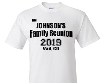 Custom Family Reunion Kids Shirt, Make Kids Family Reunion Shirt
