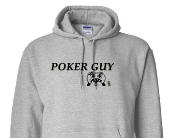 Poker Guy Hoodie, Poker Lover Gift, I love Poker