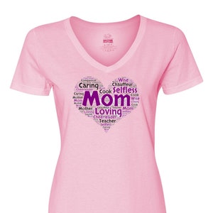Mom T-Shirt, Mother&#39;s Day Shirt, Mom Heart Shirt, Gift Idea for Mom