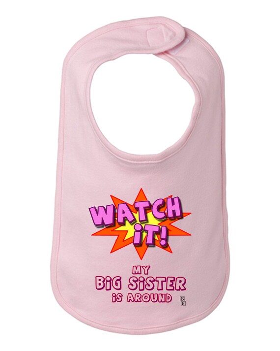 big sister bib