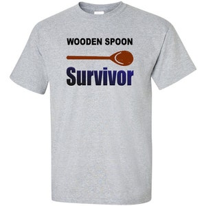 Wooden Spoon Survivor Shirt, Funny TShirt, Graphic T-Shirt Gift, Fun Shirt for Adults, Kids of the 70&#39;s or 80&#39;s Shirt, Funny Gift