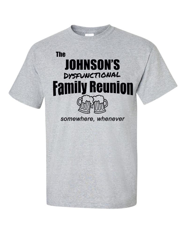 custom family reunion shirts