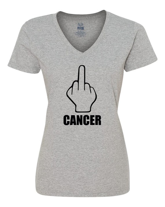 F*CK CANCER Unisex T-Shirt All FUK Cancer Awareness Ribbon Race For Life Custom