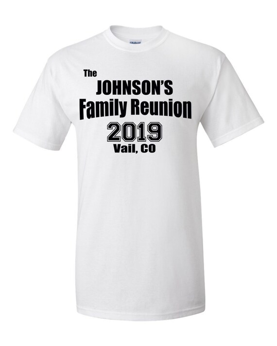 Custom Family Reunion Kids Shirt Make Kids Family Reunion Etsy