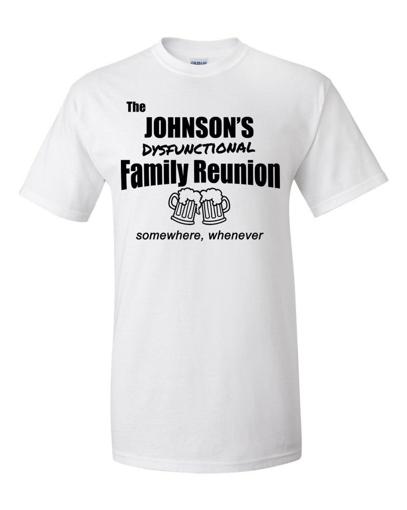 custom family reunion shirts