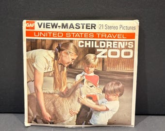 United States Travel - Children's Zoo GAF View Master Reels H62-Set A