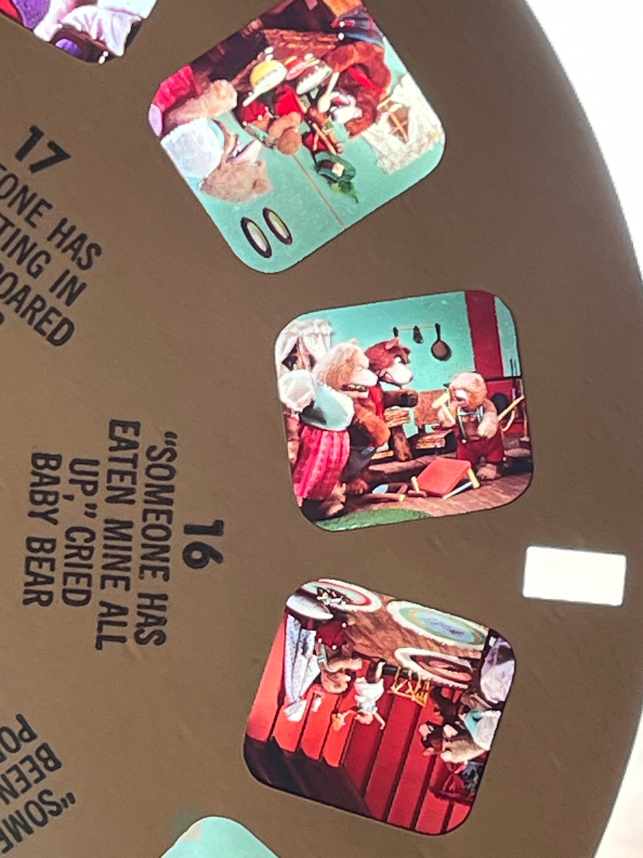 Vintage B317 1963 Goldilocks and the Three Bears GAF View Master Reels ...