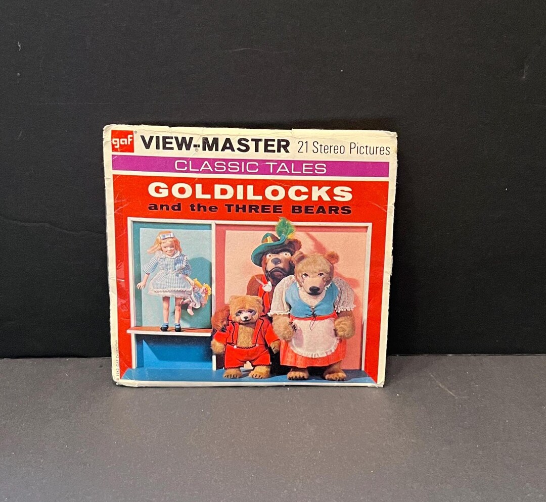 Vintage B317 1963 Goldilocks and the Three Bears GAF View Master Reels ...