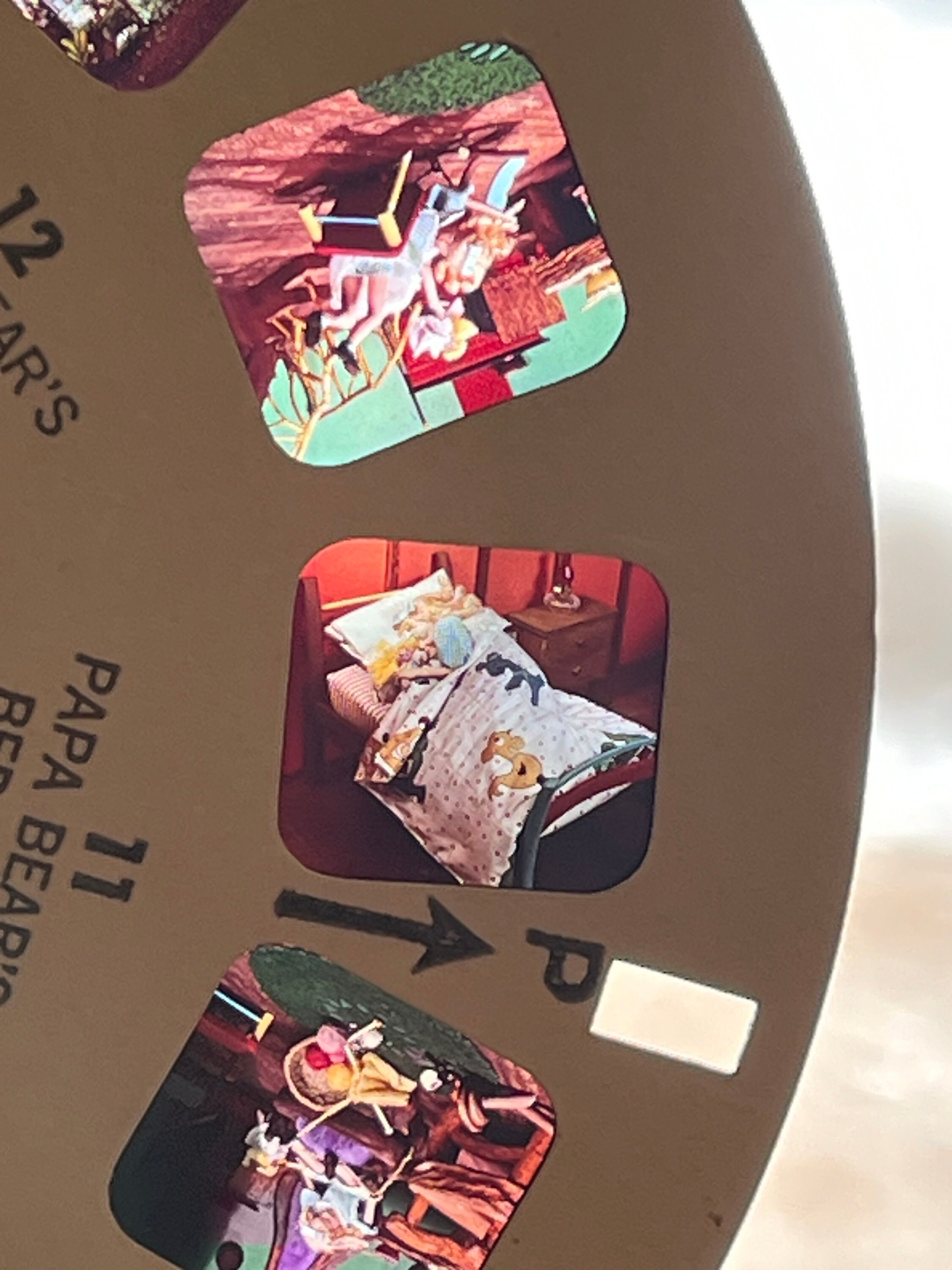 Vintage B317 1963 Goldilocks and the Three Bears GAF View Master Reels ...