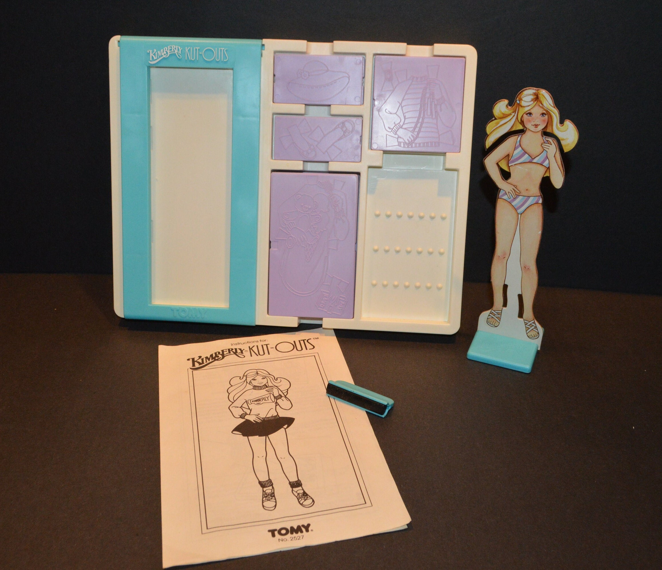 Fashion Plates Vintage Designer Dolls Drawing Craft Rub Color Clothing  Playset 