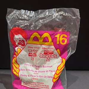 Disney&#39;s Toy Story 2 McDonald&#39;s Happy Meal Toy-Bullseye-Sealed-New Old Stock