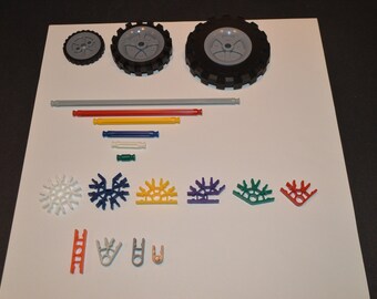 1996 K Nex Basic Set 30010 With Carrying Case Plus Thunder