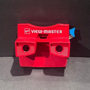 Vintage 1970's Red and White View Master Model G - Etsy