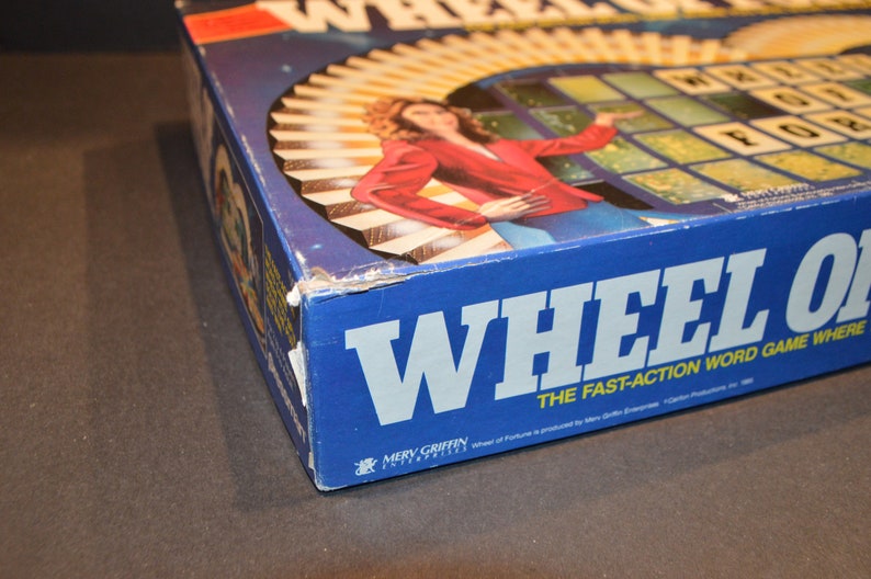 Vintage 1985 Wheel of Fortune Pressman Board Game | Etsy