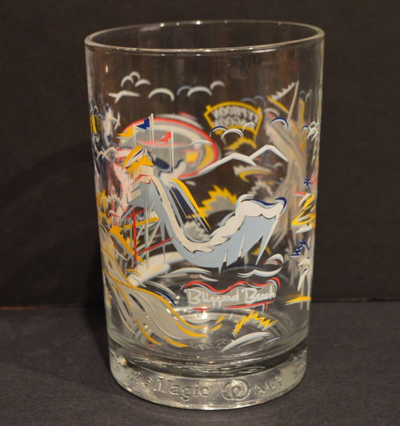 Walt Disney World 25th Anniversary Mcdonalds Glass-blizzard Beach