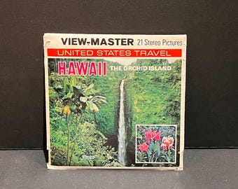 Vintage A127 United States Travel Island of Hawaii The Orchid Island GAF View Master Reels