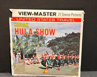 Vintage A122 United States Travel Kodak Hula Show, Hawaii GAF View Master Reels
