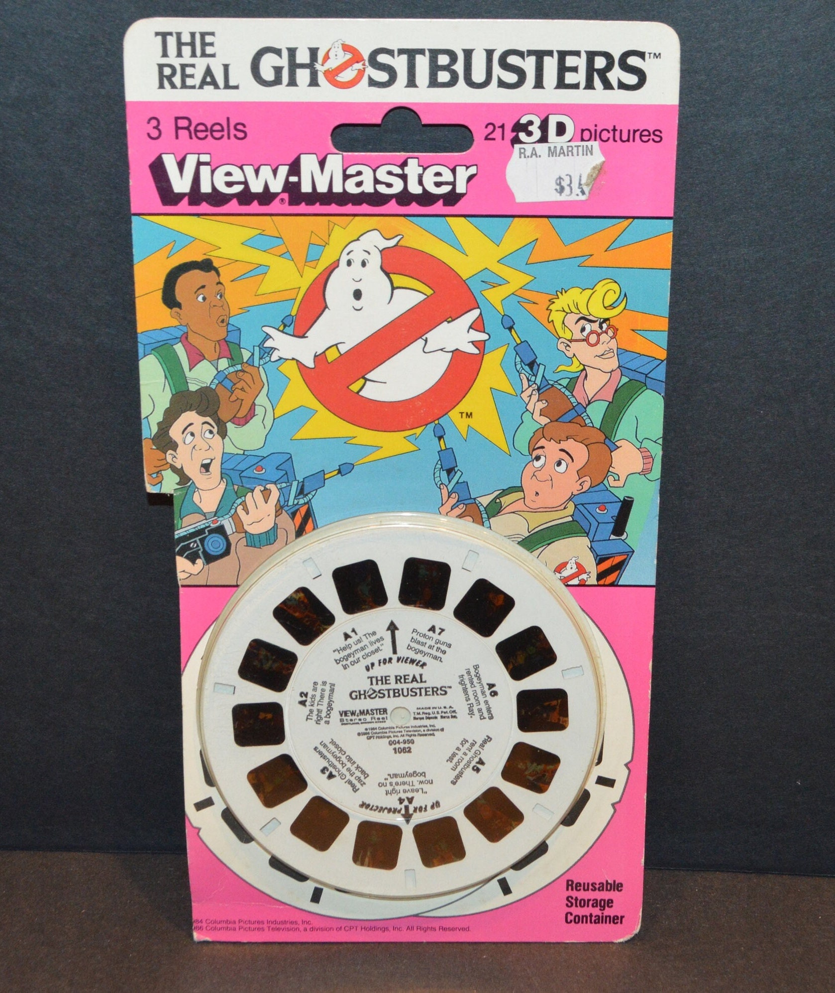 Vintage 1062 View Master Reels-the Real Ghostbusters 