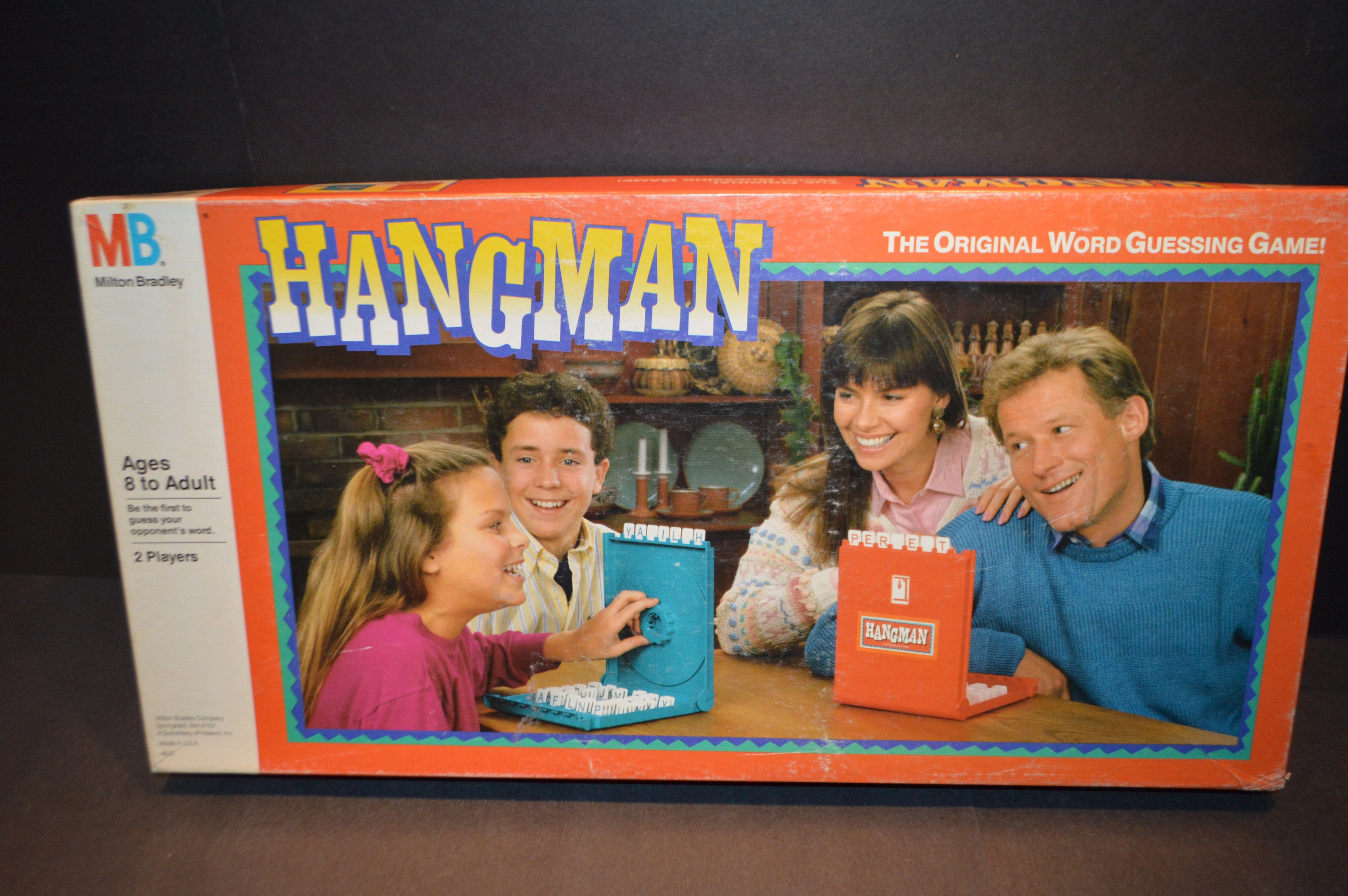  Milton Bradley 1988 Hangman Board Game : Toys & Games