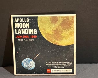 Vintage B663 Apollo Moon Landing View Master Reels