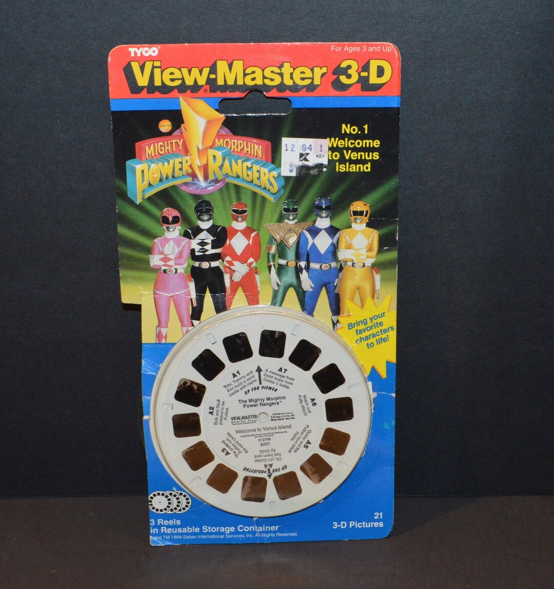 Mighty Morphin Power Rangers View Master Reels - #4201 - Etsy