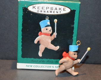 Hallmark 1993 March of the Teddy Bears Miniature Ornament-1st in Series