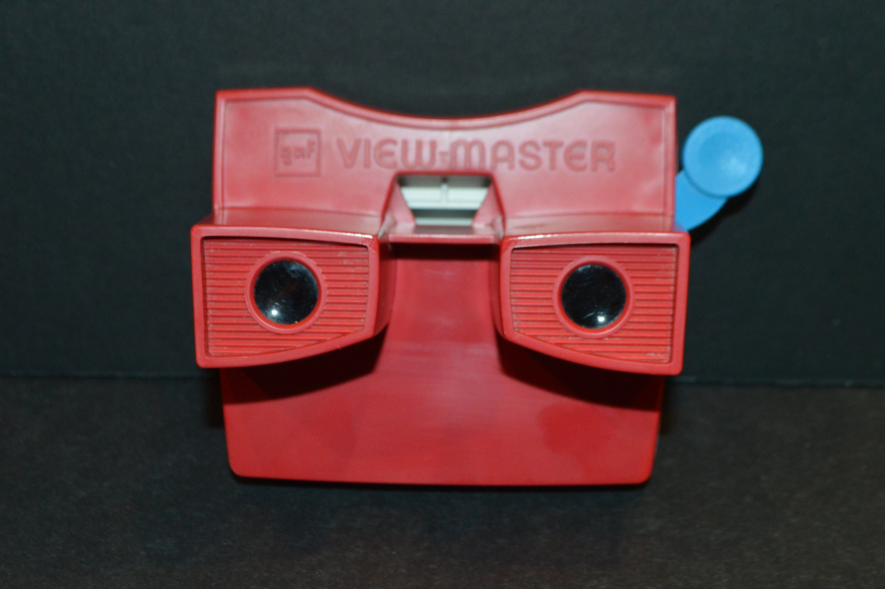 Vintage 1970's Red and White View Master Model G With Disc Lever